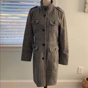 Esprit Tweed Coat, Sz Medium